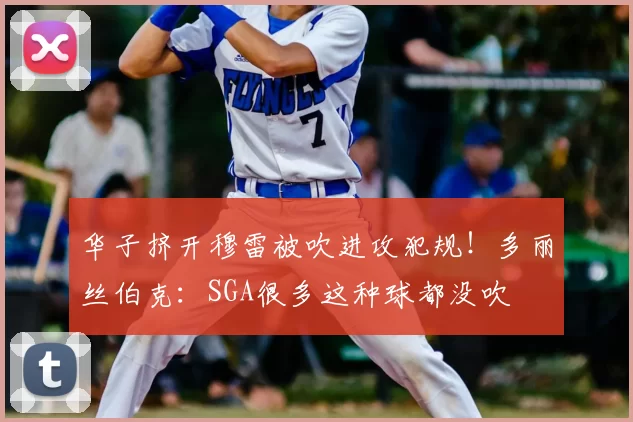 华子挤开穆雷被吹进攻犯规!多丽丝伯克:SGA很多这种球都没吹