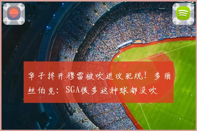 华子挤开穆雷被吹进攻犯规！多丽丝伯克：SGA很多这种球都没吹