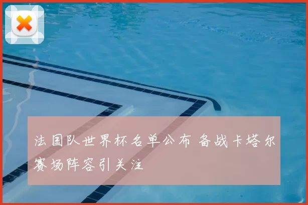 法国队世界杯名单公布 备战卡塔尔赛场阵容引关注