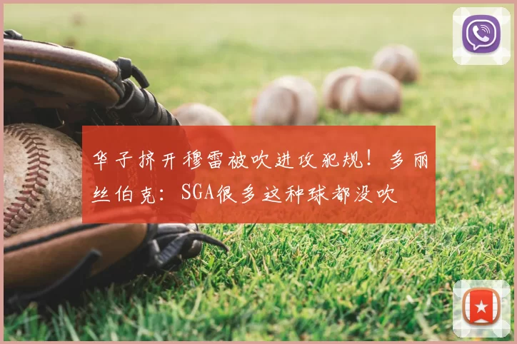 华子挤开穆雷被吹进攻犯规!多丽丝伯克:SGA很多这种球都没吹