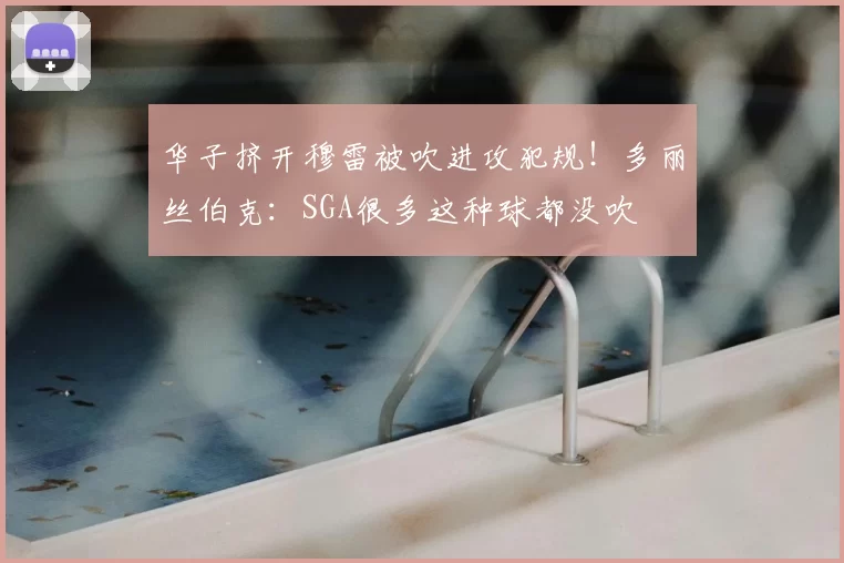 华子挤开穆雷被吹进攻犯规!多丽丝伯克:SGA很多这种球都没吹