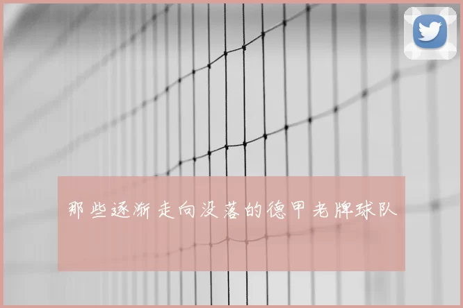 那些逐渐走向没落的德甲老牌球队