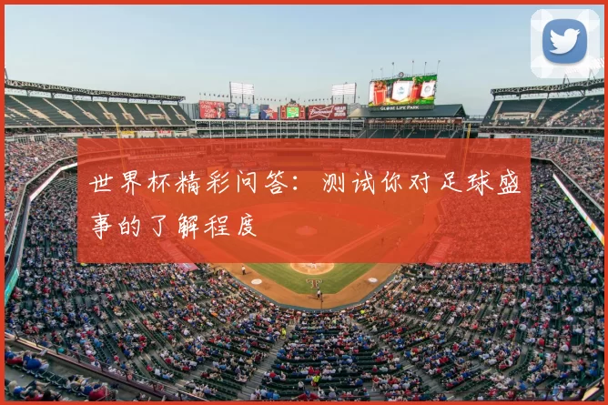 世界杯精彩问答：测试你对足球盛事的了解程度