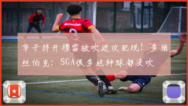 华子挤开穆雷被吹进攻犯规!多丽丝伯克:SGA很多这种球都没吹